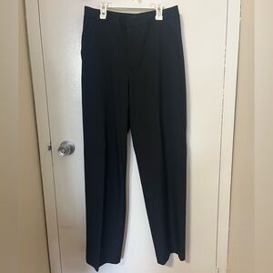 Banana Republic Women’s Wide Leg High Rise Sculpted Black Trousers Size 4